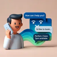 Natural AI conversation with customer